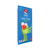 Crab sticks "Crab roll" imitation with cheese and herbs